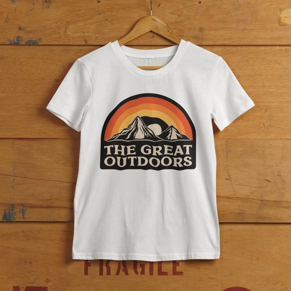 The Great Outdoors | | Graphic T-shirt | Custom Made | Bootleg | Retro | Nature